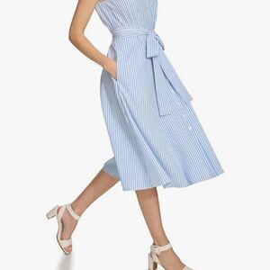 Tommy Hilfiger Blue Striped Dress